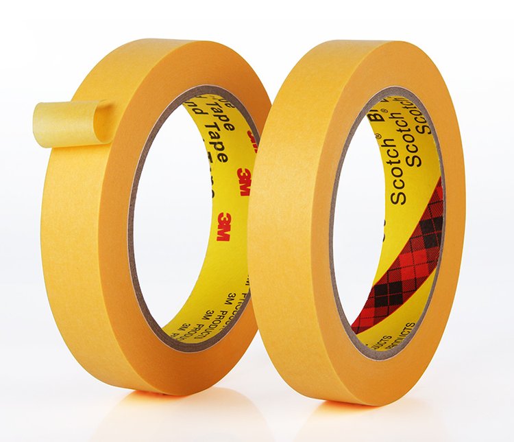 3m244美纹纸遮蔽胶带,高温喷涂遮蔽胶带,无痕修复遮蔽胶 - 3m胶带系列